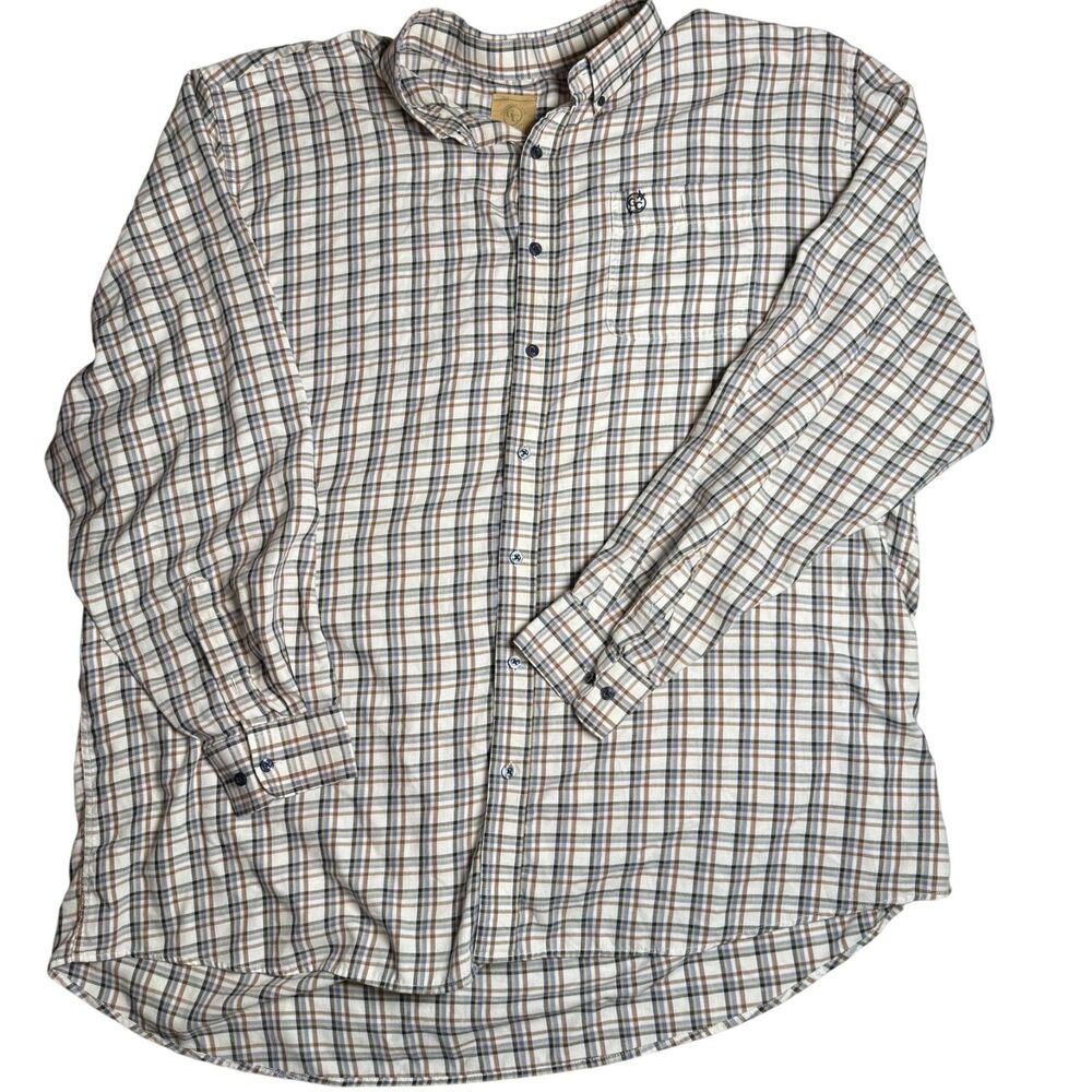 Gunnison Creek Outfitters Men's Long Sleeve 3XLT Western Shirt plaid
